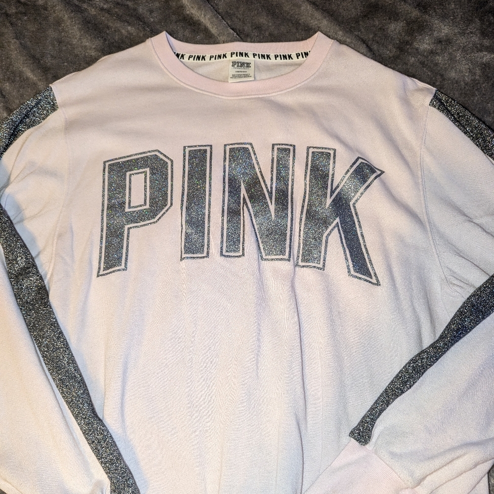 Vs pink soft sweatshirt lge